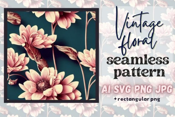 Beautiful Vintage Floral Seamless Pattern