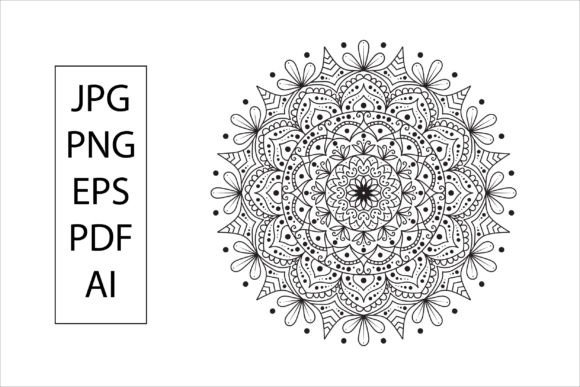 Floral Mandala Design Art