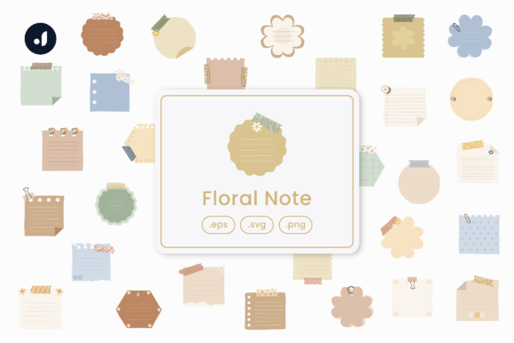 Floral Note Illustration