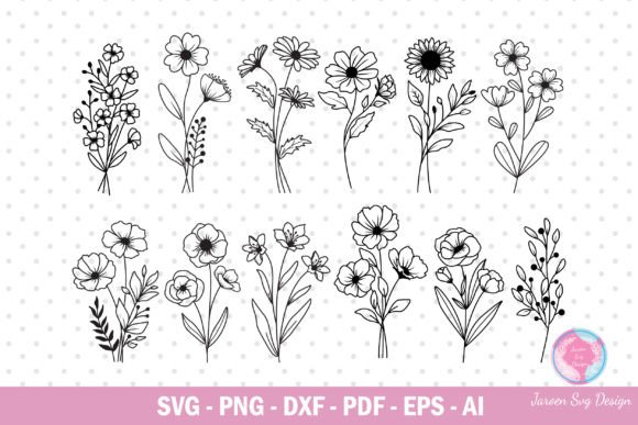 Flower SVG, Flowers Svg Bundle