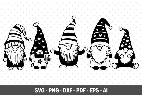 Gnome SVG, Gnomes Svg Design