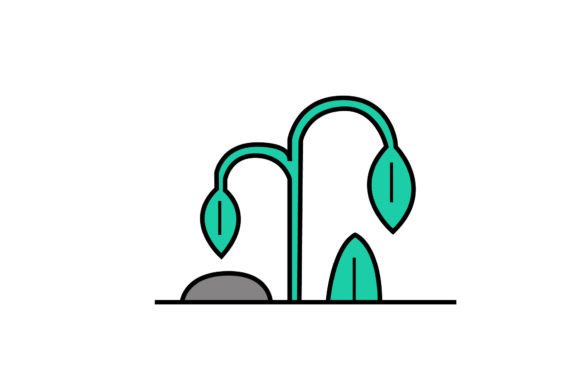 Green Floral Garden