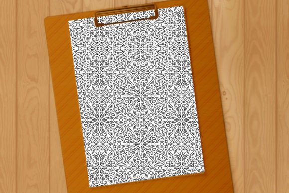 Machined Abstract Floral Pattern