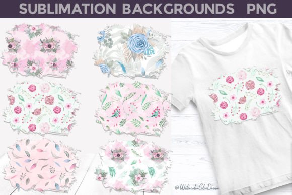 Pastel Floral Background Bundle