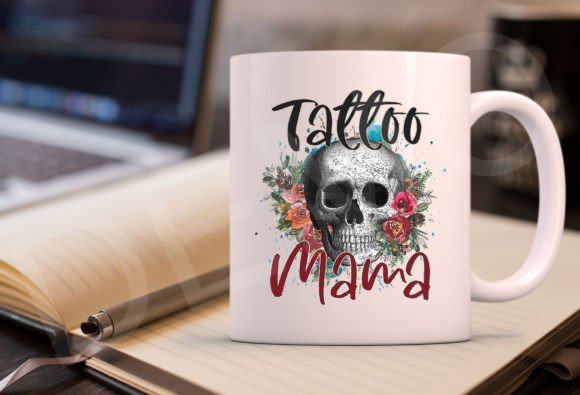 Skull Vintage Roses Floral PNG