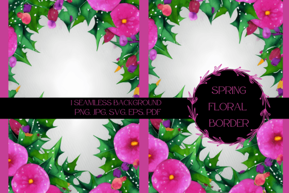Spring Floral Border