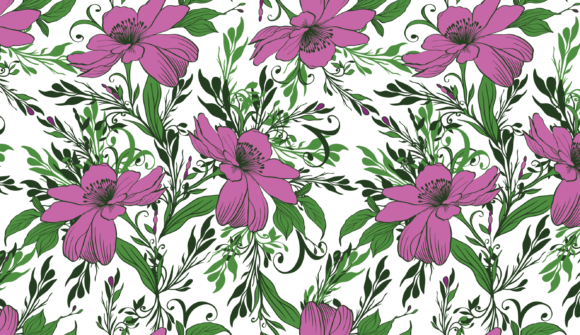Summer Floral Seamless Pattern 6